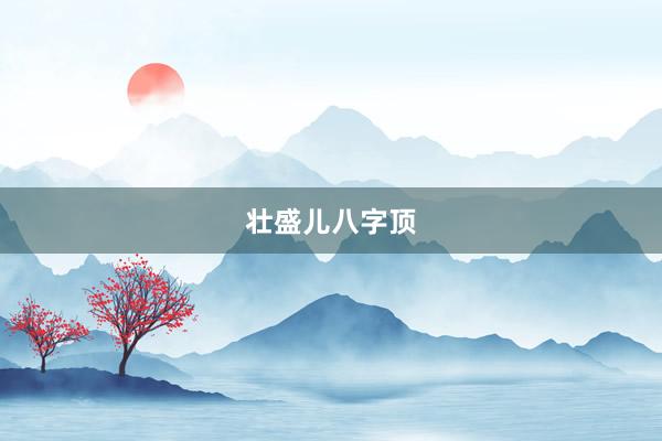 壮盛儿八字顶